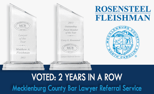 Mecklenburg County Bar Lawyer Referral Service Lawyer of the Year