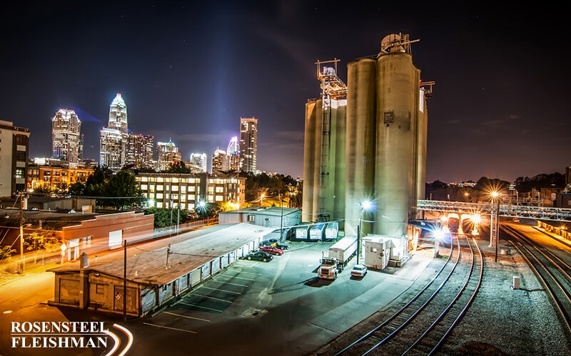 Charlotte, North Carolina City at Night