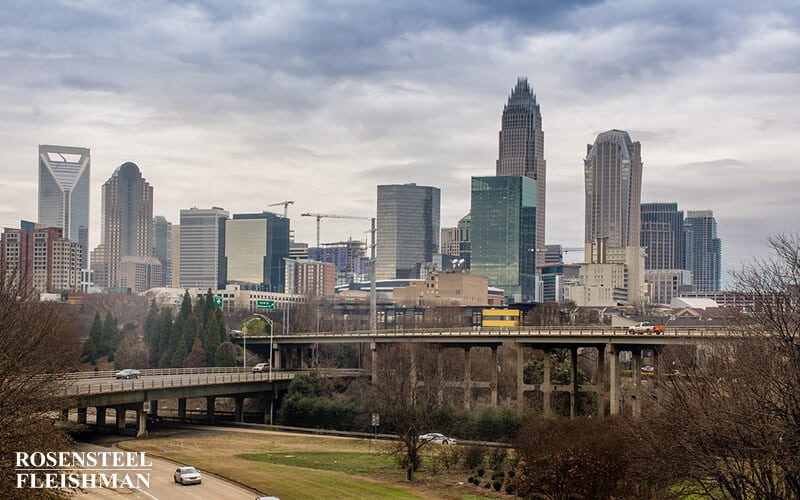 Charlotte, North Carolina Downtown Skyline