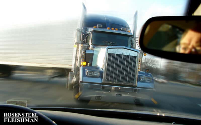 Close Call with Tractor Trailer Truck in Charlotte