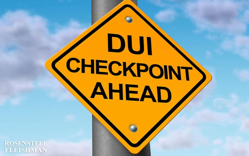 DUI DWI Checkpoint Sign