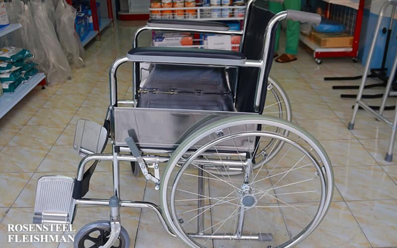 Empty Wheelchair in Store