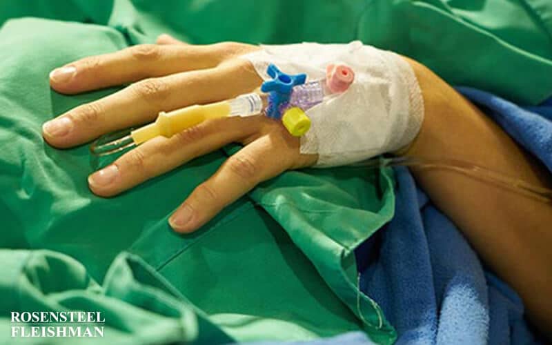 Patient Receiving IV During Surgery in North Carolina