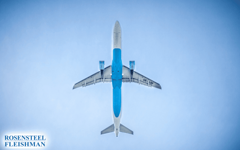 Plane Overhead Flying Above NC