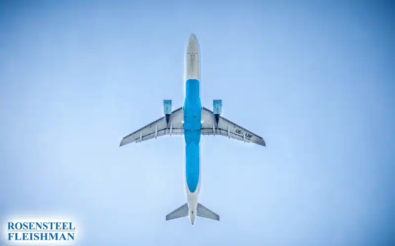 Plane Overhead Flying Above NC