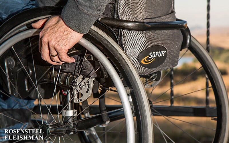 Injured Person Wheelchair Downtown Charlotte