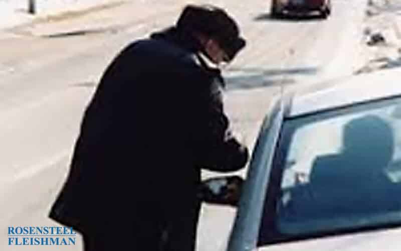 Police Officer Writing a Ticket