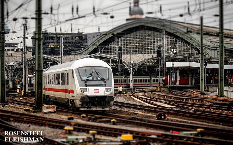 Railway Station and Train