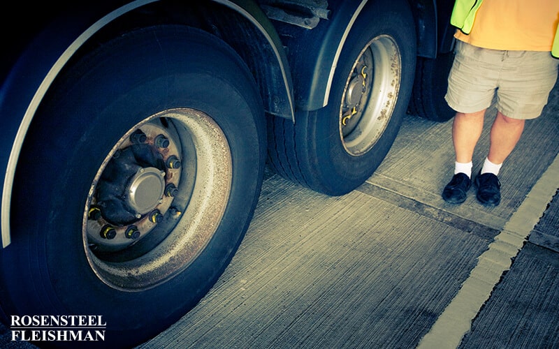 Semi-Truck Wheels Accident