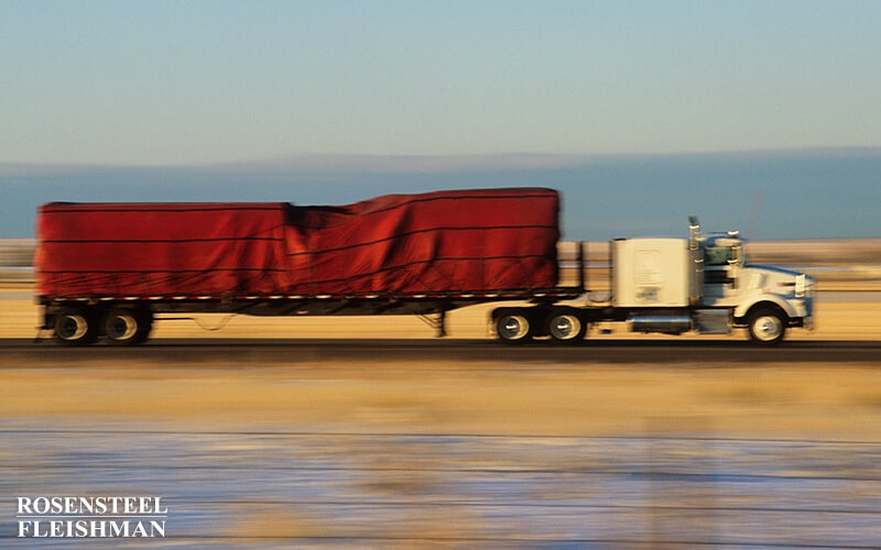 Semi-Truck Driver in Accident and Trucking