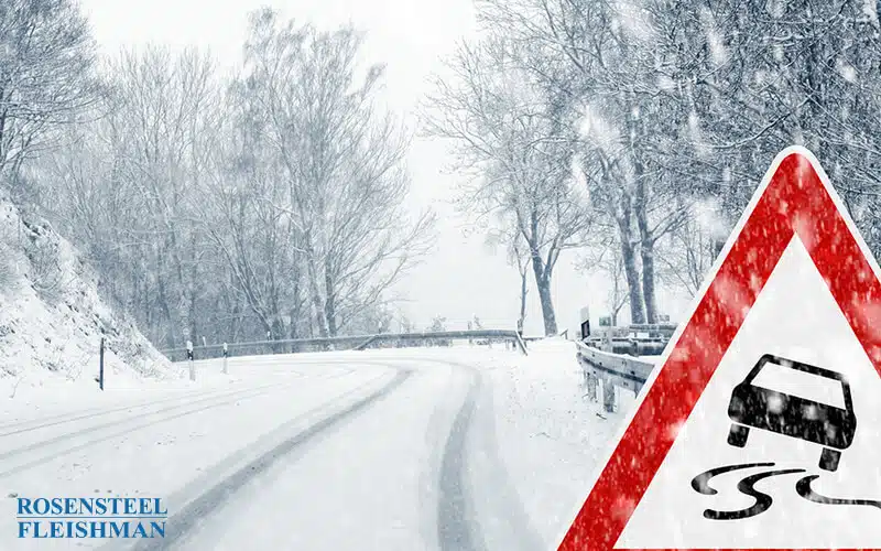 Snowy Curvy Road