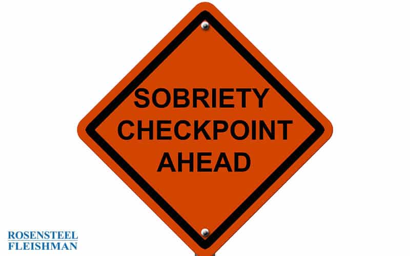 Stop Drinking and Driving Sobriety Check