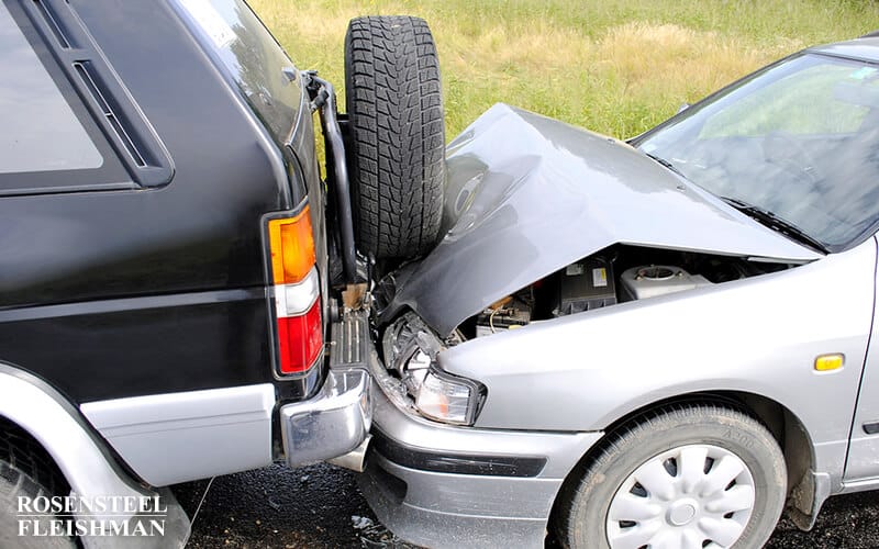 Two-Car Accident Involving Automobiles