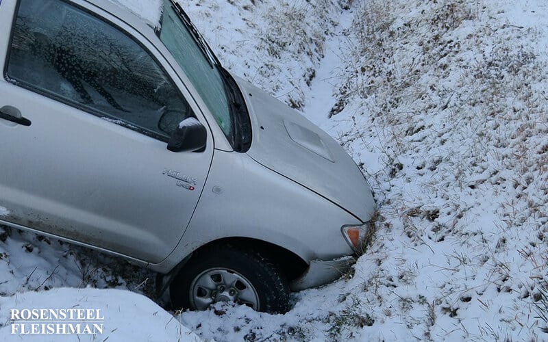 Winter Car Accident in NC