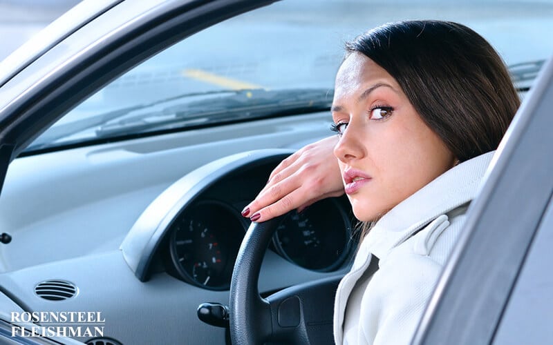 Woman Pulled Over by Police