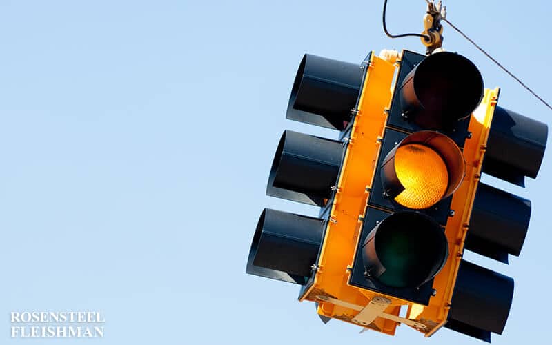 Yellow Light Traffic Signal